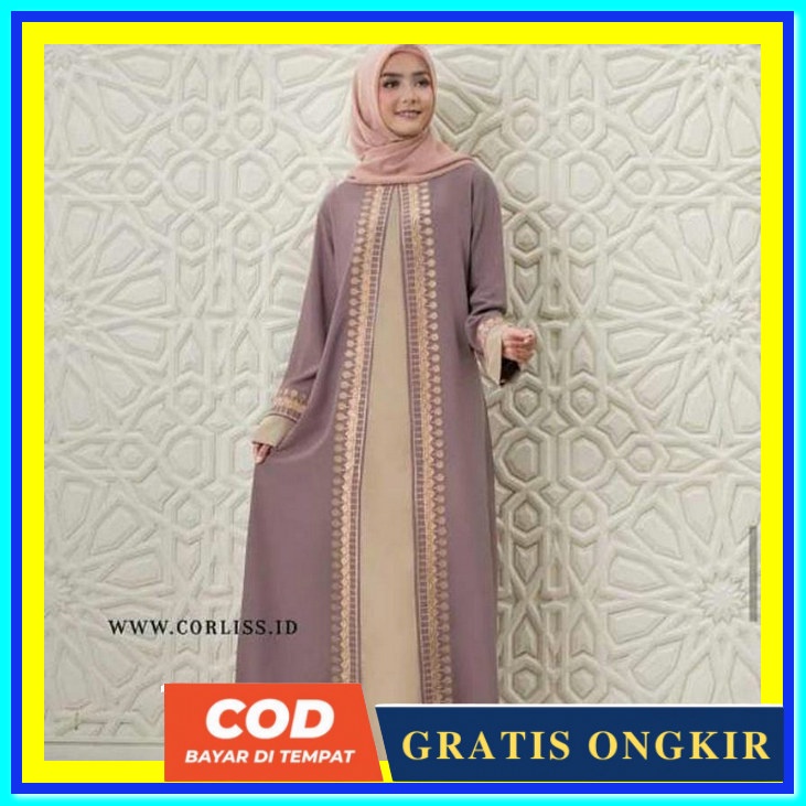 Gamis Syari Baju Muslim Cewek Terbaru 2022 Lebaran Dewasa Bsju Games Kekinian Games Polos Ghamis Ibu