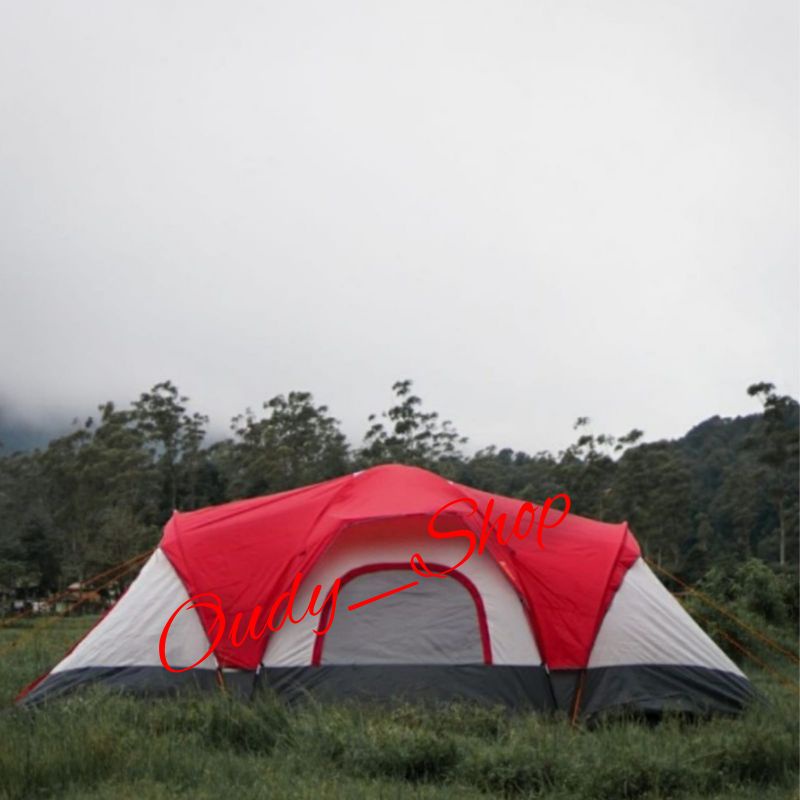 Tenda Dome Camping Keluarga Kapasitas 8-10 Orang Chanodug Family