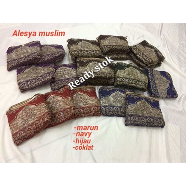 sajadah tas imut motif batik