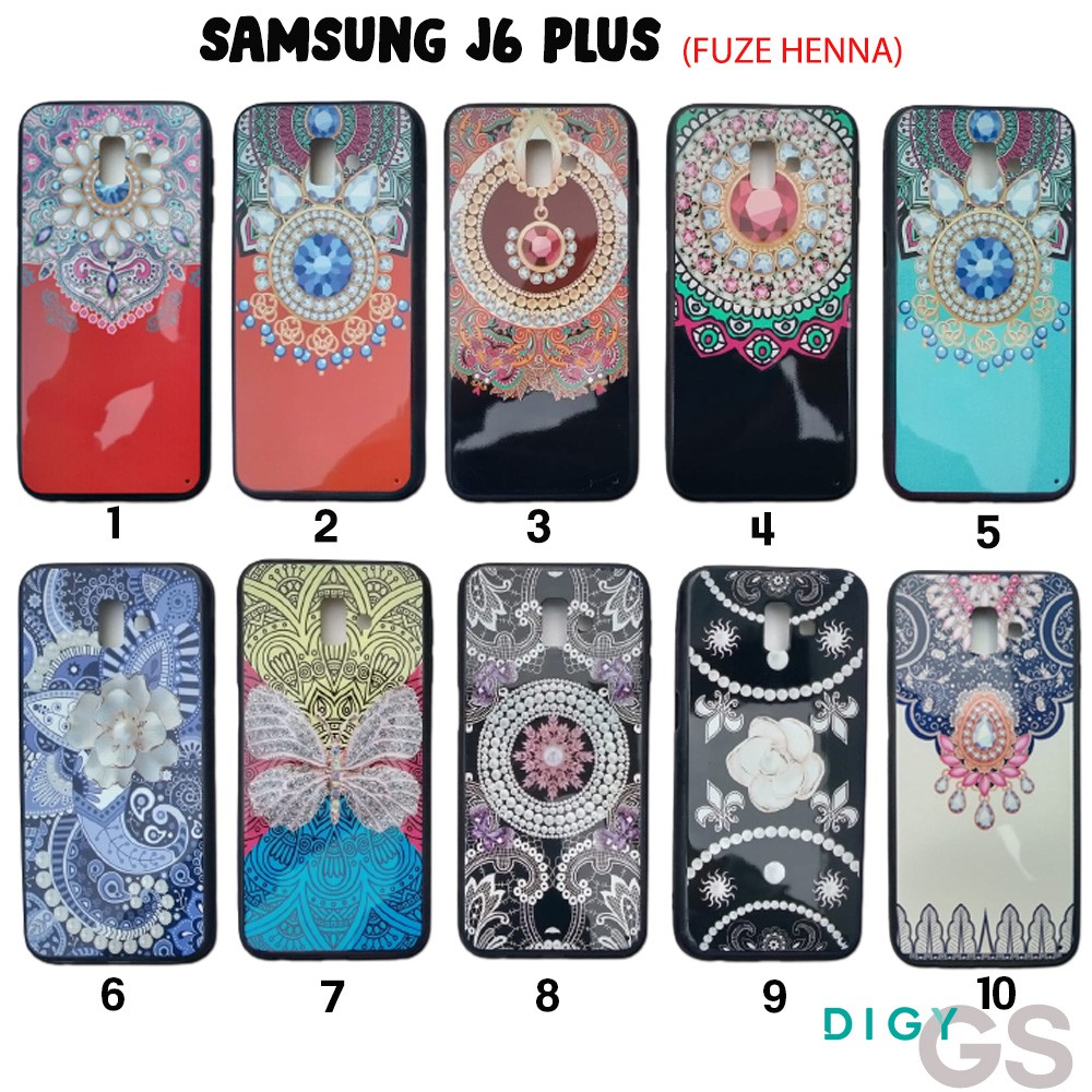 promo Murah Casing SAMS J6 PLUS Spider Motif henna word  Kayu Hardcase TPU case hp model cowok Fuze