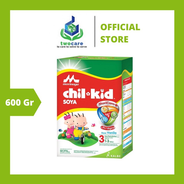 Morinaga Chil Kid Soya 600gr - Susu Pertumbuhan Anak Batita Alergi Susu Sapi-1