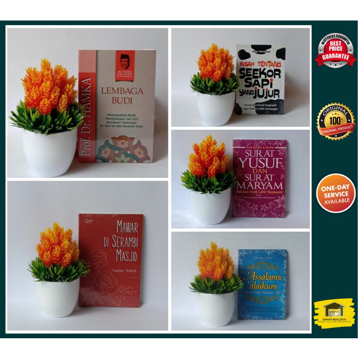PAKET 5 BUKU Lembaga Budi - Buya Hamka (3)