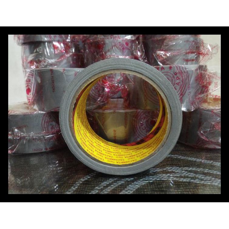 

Cloth Tape/Lakban Kain Warna Silver Tachimita Berkualitas Boom Sale