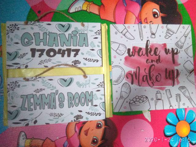 Pajangan Hiasan Dinding Kamar Walldecor Poster Make Up - 1pm