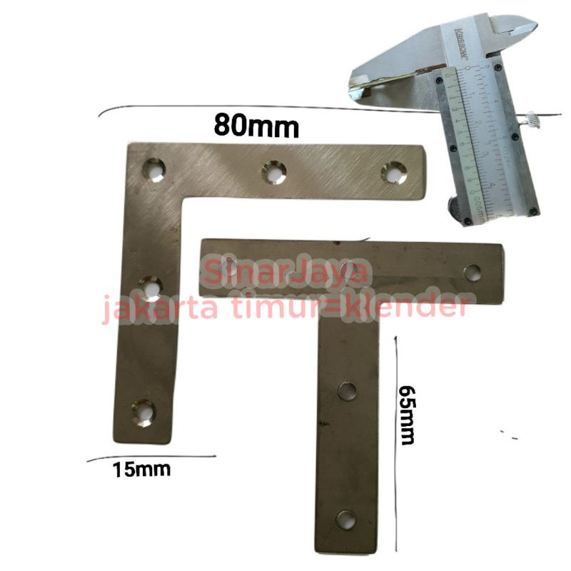 Plat siku T & L Siku connector,siku konektor ( 4 pcs )