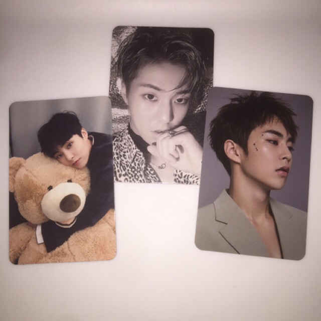 EXO XIUMIN PHOTOCARD (universe, hey mama, season greeting)
