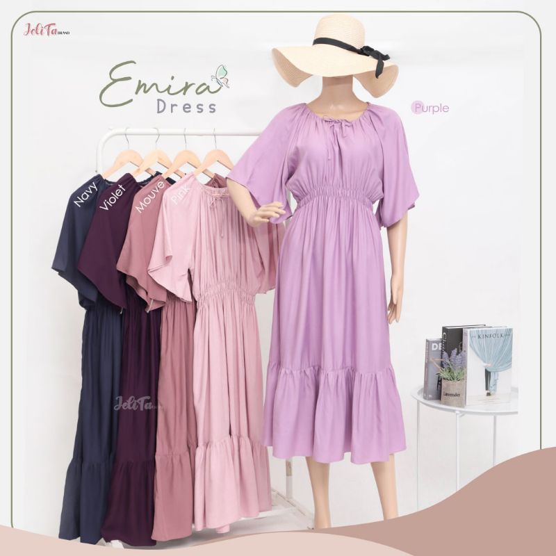 Emira Dress/Jelita Homedress/Daster Cantik/Daster Bumil/Daster Busui/Daster Jelita