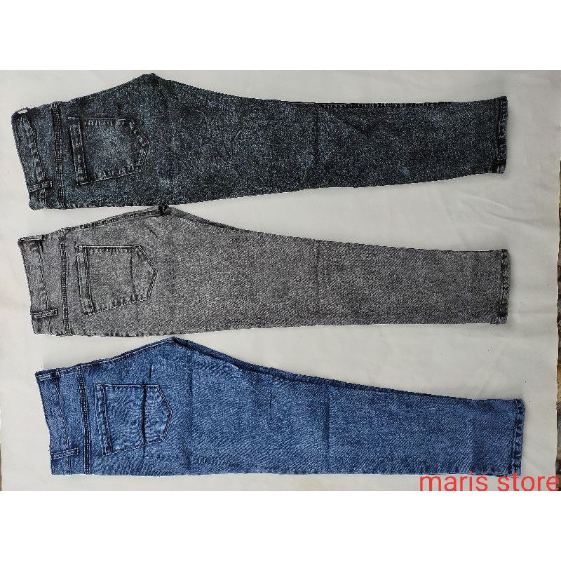 celana jeans panjang snow pria