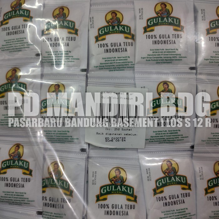 

GULAKU SACHET 8 GR ISI 250