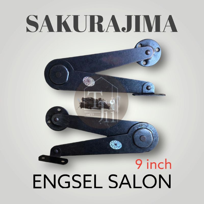 ENGSEL SALON SAKURAJIMA 9&quot; LENGKAP 1 SET - Warna Coklat