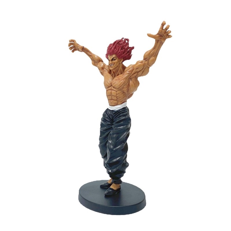 Baki Hanma Action Figure Anime Jepang Hanma Yujiro Manga Dall Bahan PVC Ukuran 22CM 2022