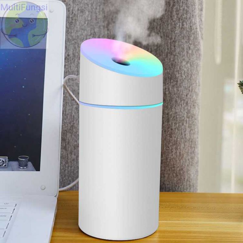 Air Humidfier Diffuser pelembap udara lampu tidur RGB 450ml