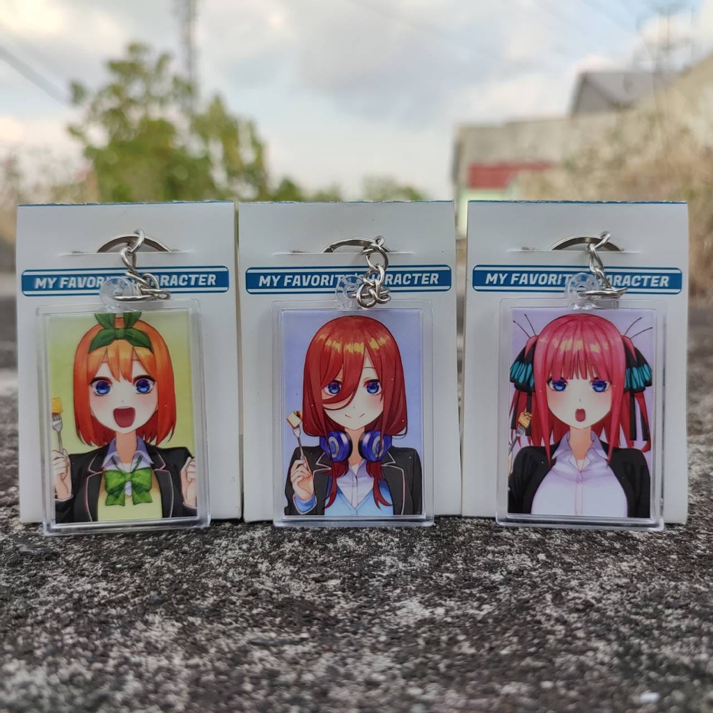 Gantungan Kunci Murah Anime Go-Toubun No Hanayome - Keychain Gotoubun no Hanayome - Miku Nino Itsuki