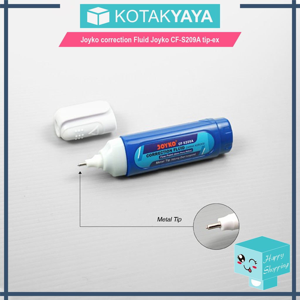 

Joyko correction Fluid / Cairan Koreksi / Penghapus Cair Joyko CF-S209A tip-ex