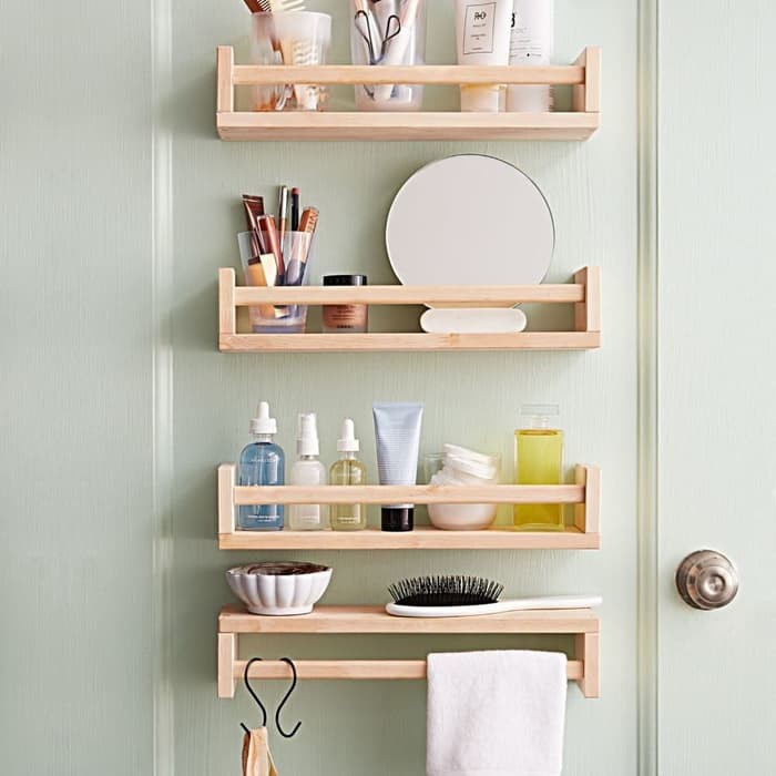 GUNINCO RAMBU Rak bumbu dapur/ Rak Serbaguna/rak dinding/rak kayu