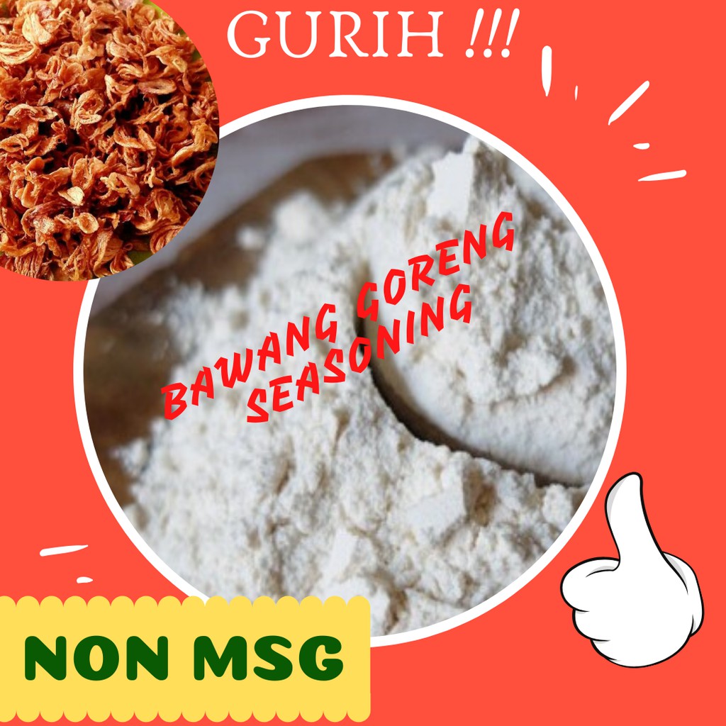 

Bumbu Tabur Premium Rasa Bawang Goreng Non MSG 1 Kg Keripik Cilung Cimol Cibay Papeda Enak Praktis