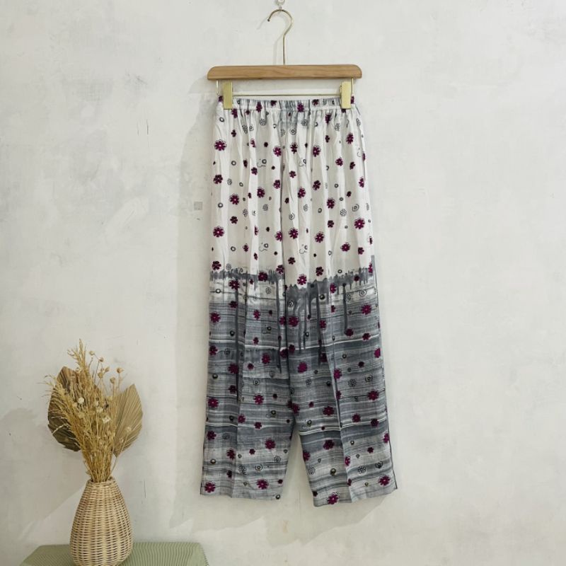 CELANA PANJANG RAYON RIJECT / CELANA KATUN RIJECT /CELANA TIDUR /KULOT RAYON / KULOT PANJANG-8