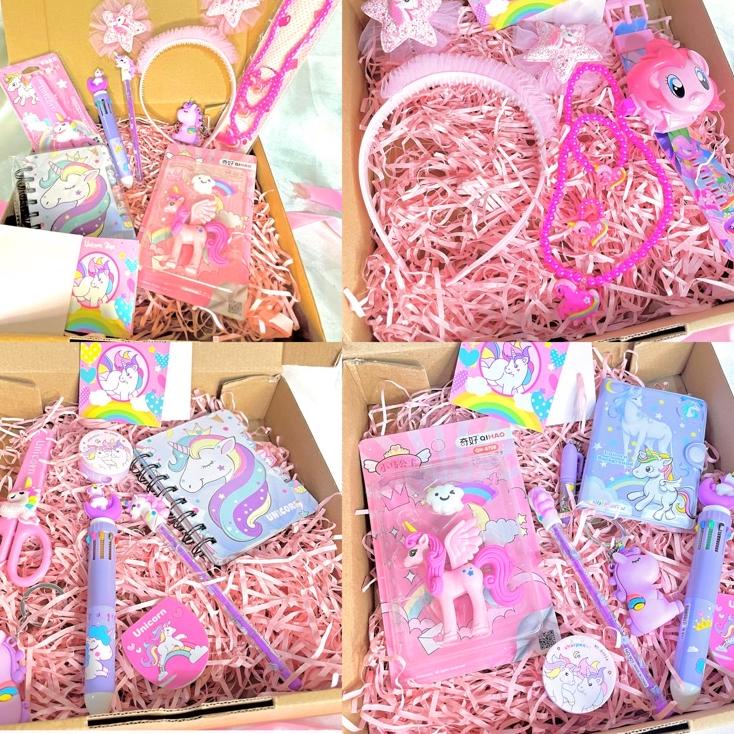

Terbaru - Paket Kado Anak Perempuan Series Unicorn Paket Ulang Tahun Untuk Sikecil Yang Fans Sama Unicorn/Hampers Unicorn Anak Perempuan/Paket Kado Serba Unicorn .,