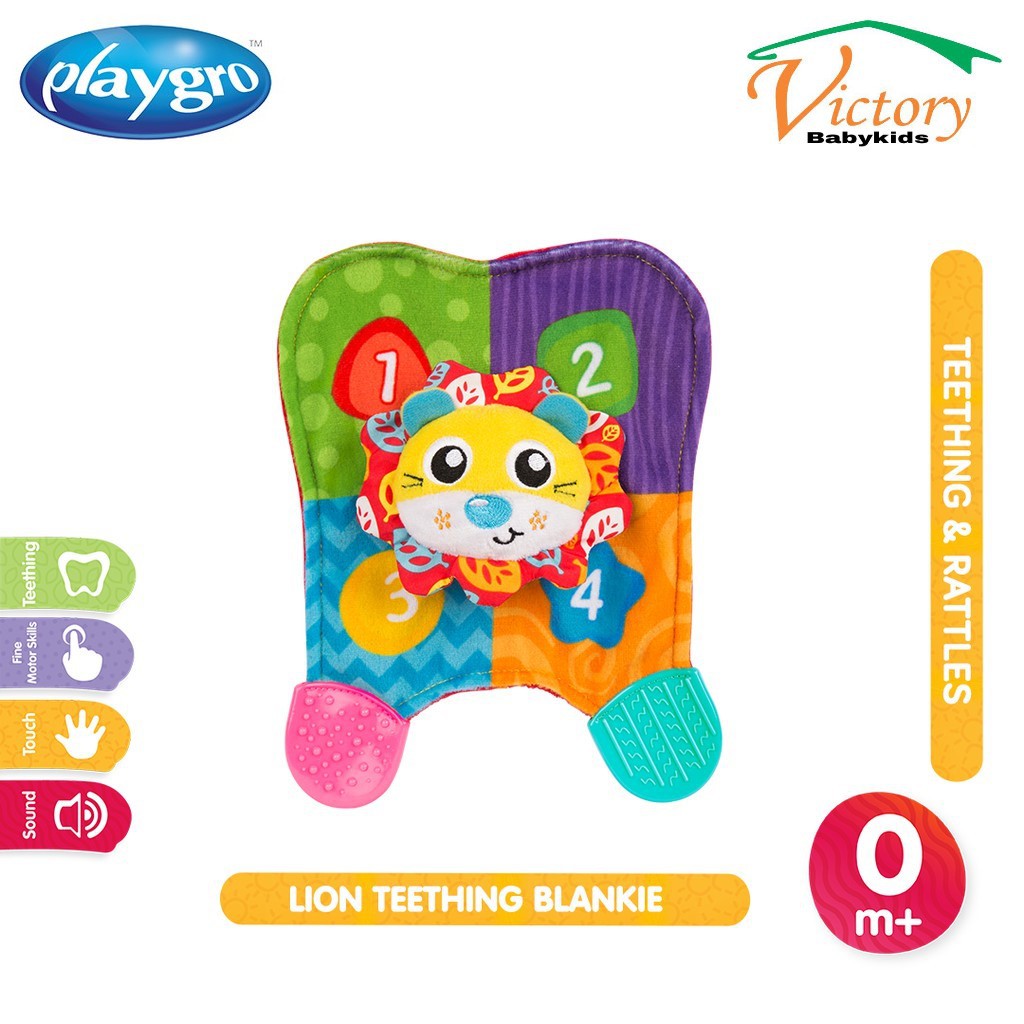 Playgro Lion Cuddle Blankie