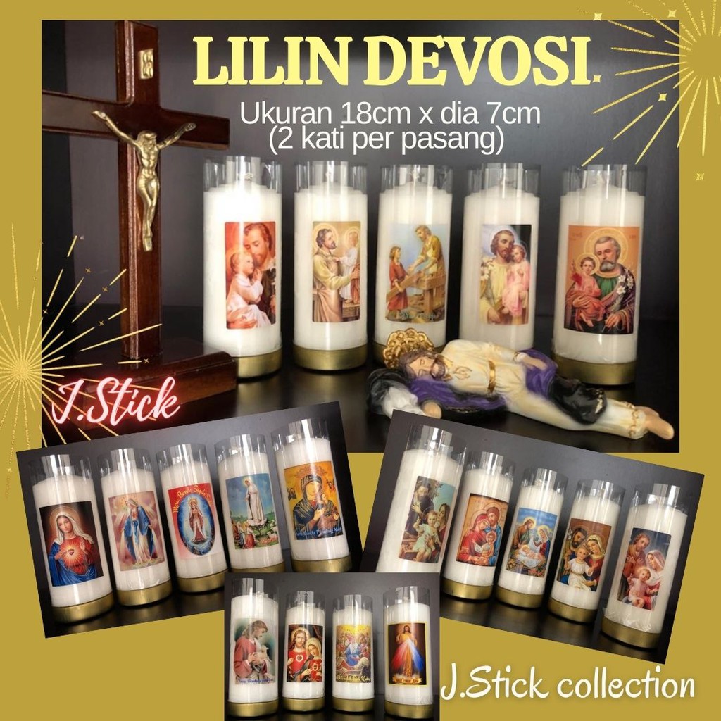 LILIN DEVOSI - 18 x dia 7 cm (harga 1 pc)
