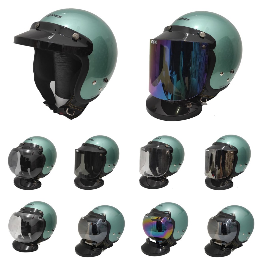 Helm Cargloss Retro JZ Green