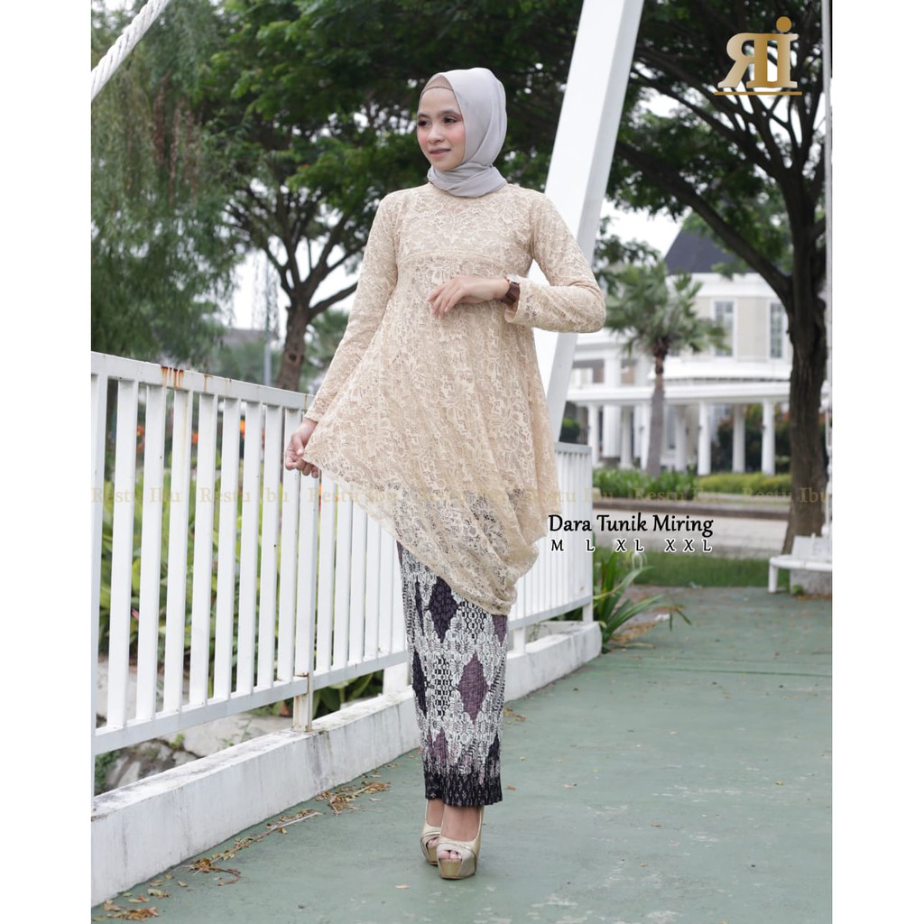 Tunik Miring / Kebaya Modern / Kebaya Brukat / Kebaya Tunik / Kebaya Wisuda / Kebaya Pesta / Kebaya