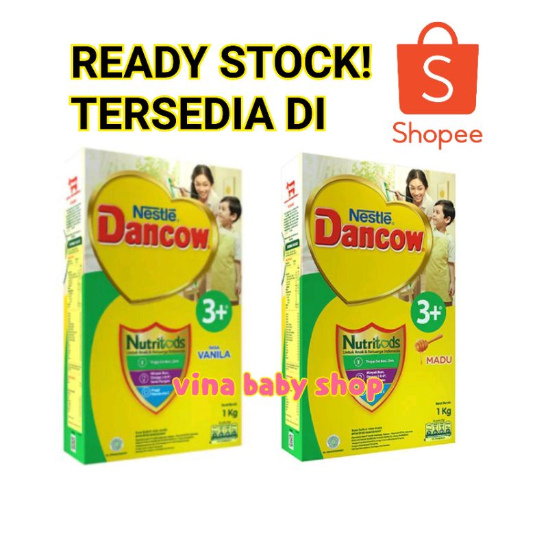 

DANCOW 3 VANILA / MADU 1000 GR / 1 KG