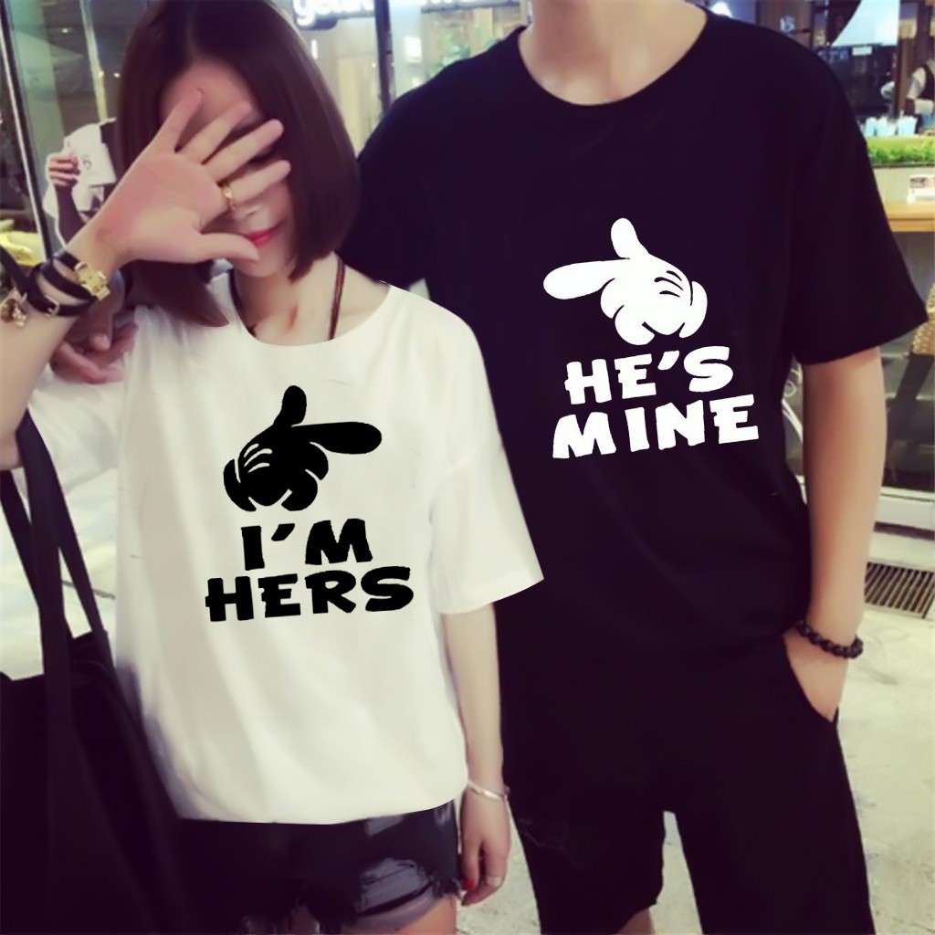 Set Couple Hero Black White - atasan couple  - baju pasangan - kaos pasangan - kaos couple murah