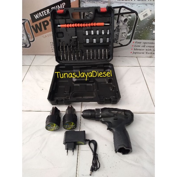 Bor Cas DOZIRO Koper 12V / Cordless Drill Tool Kit 12V