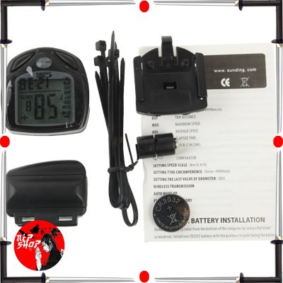 Speedometer Sepeda Wireless Display LCD 548C