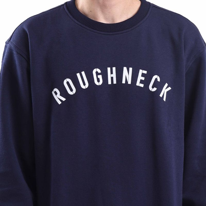 Roughneck SS101 White Sig Sea Camouflage Crewneck-sweatshirt roughneck-crewneck roughneck-NAVY PUTIH