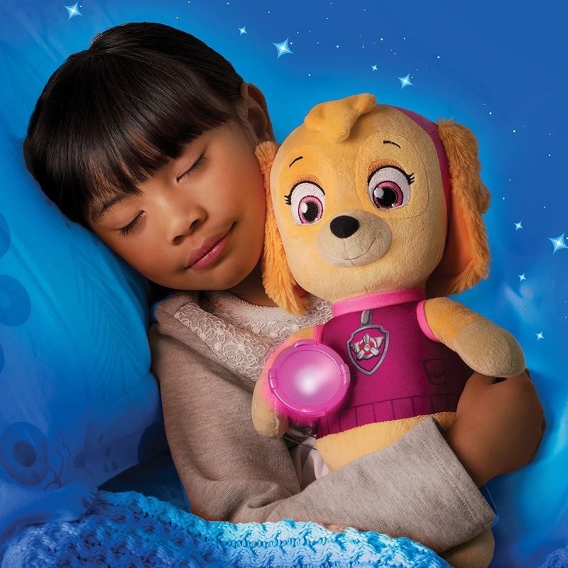 Boneka Paw Patrol Snuggle Up Pups Plush Dolls with Flashlight & Sounds Original Nickelodeon