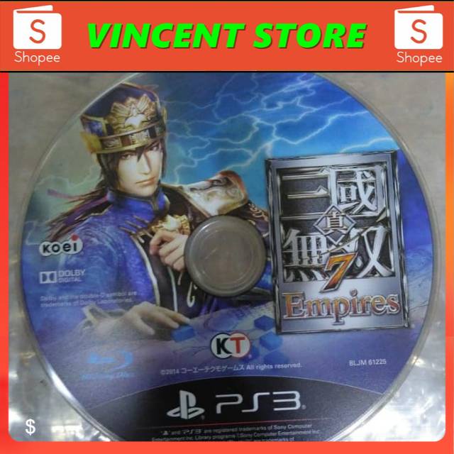 Bd Ps 3  second Dynasty Warriors 7 Empires