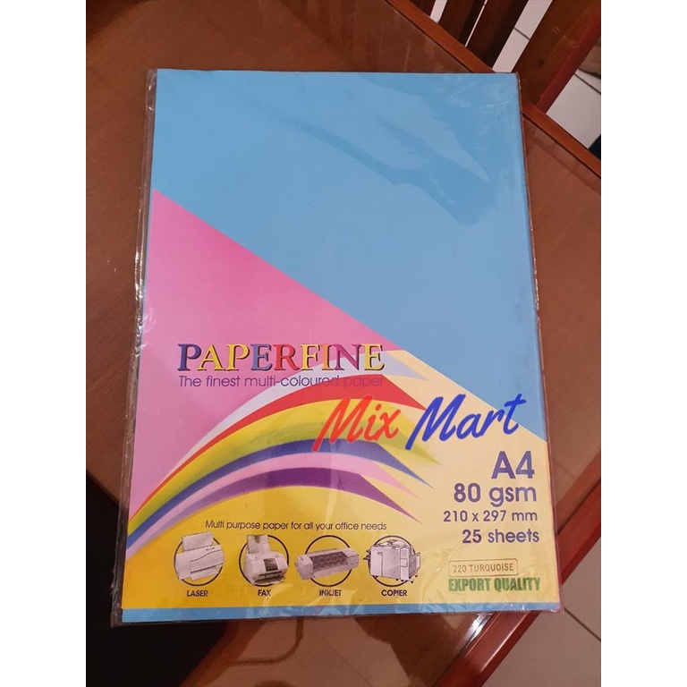 

Kertas Warna Paperfine 25 sheets A4 80 gr