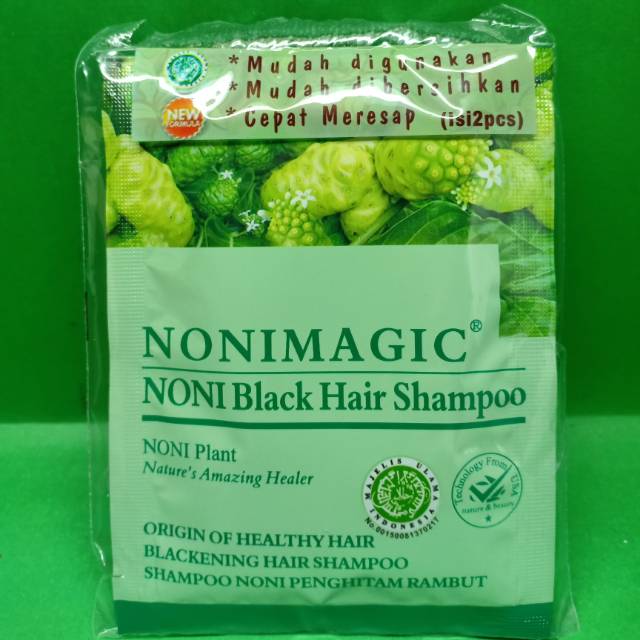 Shampo Noni Magic//Noni Black Hair Sampo isi 2 sacet Shopee Indonesia