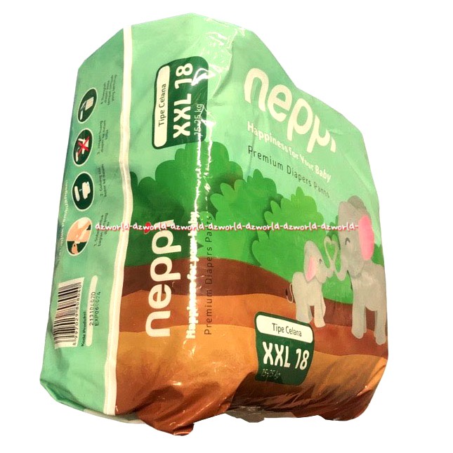 Neppi Premium Diapers Pants XXL18 Popok Celana Nepi Untuk Bayi Anak Extra Large XXL 18 Neppy Diaper Pant