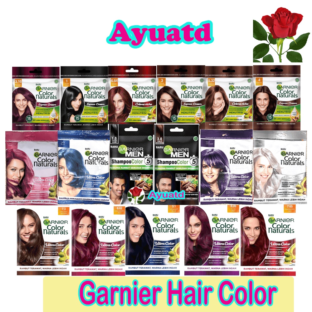 Semir Rambut  Color Natural Expres Cream 20ml + 20g