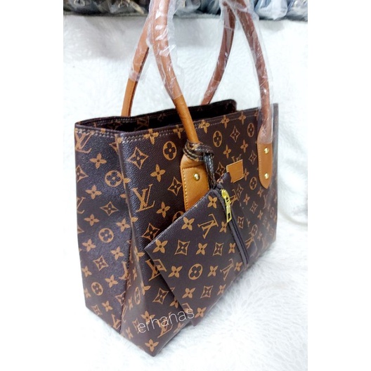 TOTE BAG LV ADA DOMPET KOIN