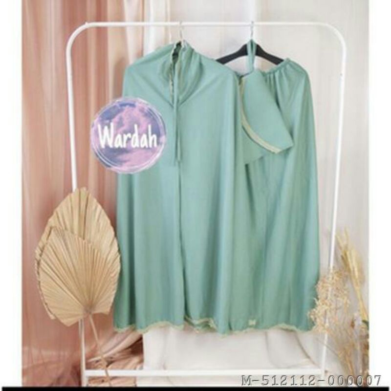 MUKENA DEWASA RENDA POLOS HYGET VYLI-139Variasi：NAVY, MILO, HITAM, COKSU, MUSTARD, MAROON, HIJAU ARM