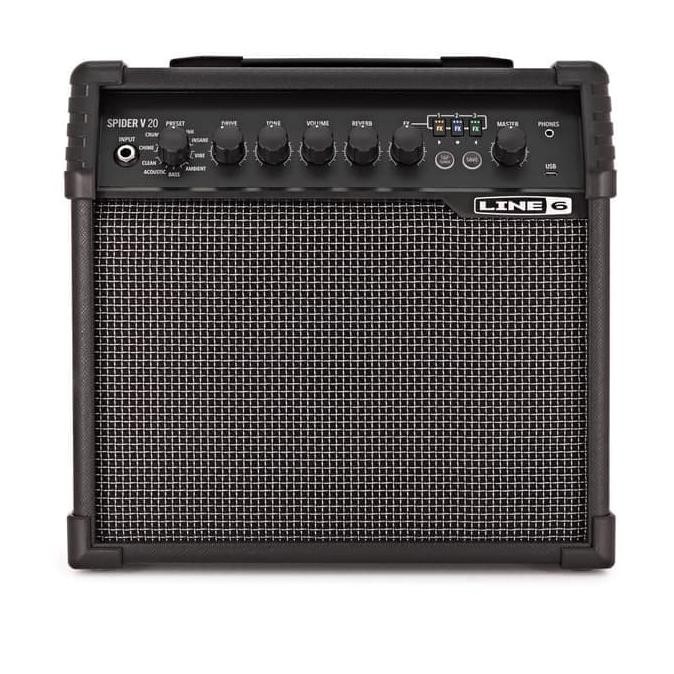 Speaker Amplifier Gitar Line 6 Spider V20 Mkii Line6 Guitar Amply Pn