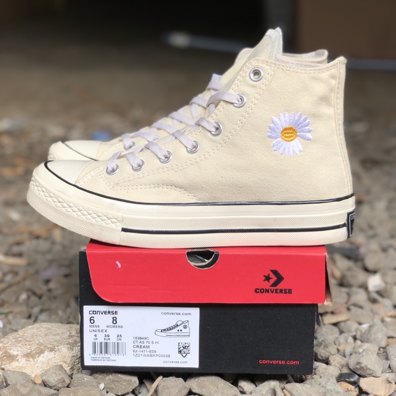 Sepatu CONVERSE all star x 70s hi parchment  peace minus one premium bnib quality