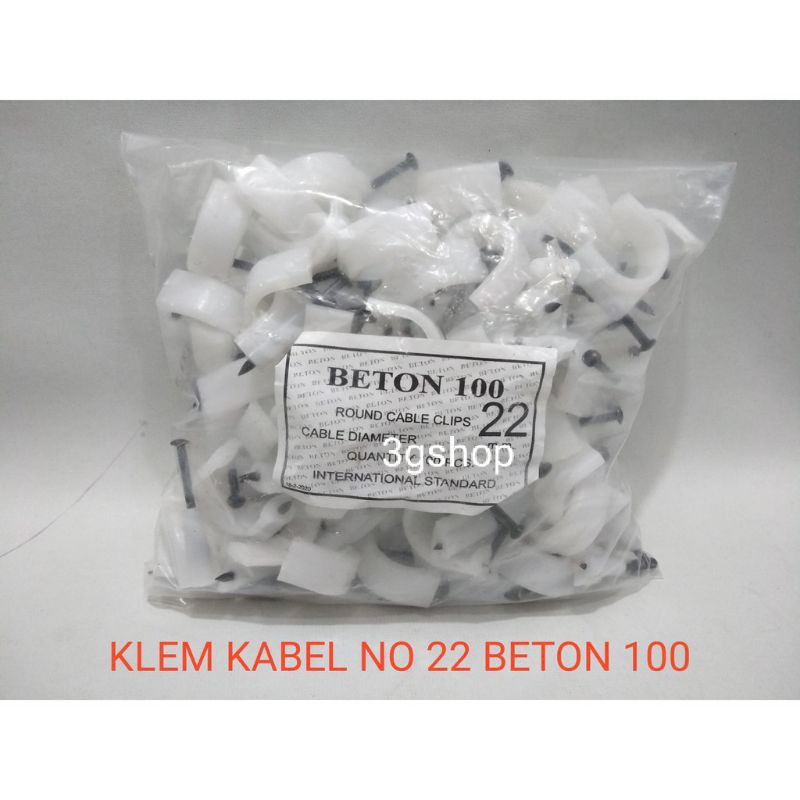 KLEM KABEL NO 22 BETON 100