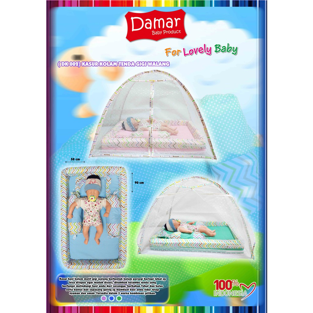 Kasur Kolam Tenda Gigi Walang (DK002)