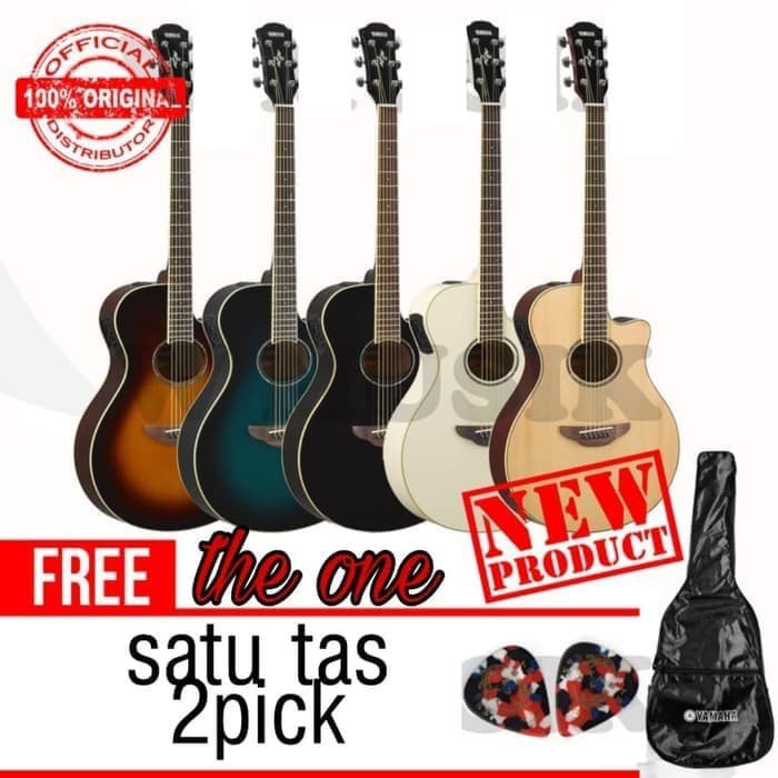 Gitar APX Yamaha Acoustic Electric APX 600 II / APX600 - Hitam Original (FREE CASE & PICK)