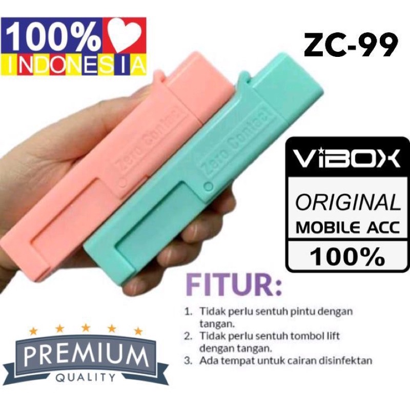 Ready Stok vibox Zero Contact Tools zc-99 Alat Pelindung Diri Anti Sentuh Virus Hand Sanitizer Gel Disinfektan Spray Tool