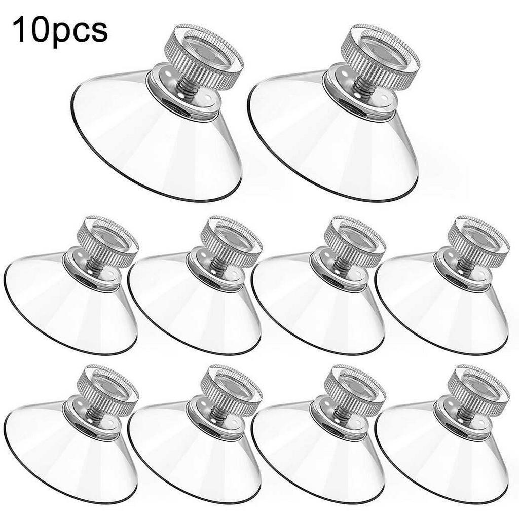 Alat Tempel Dinding Mushroom Head Suction Cup Hook 41 mm 10 PCS Alat Gantung Perabotan Barang Material Berkualitas