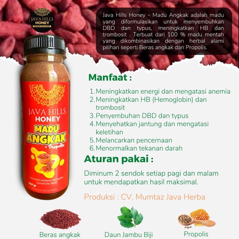 

Madu Angkak Java Hills Honey
