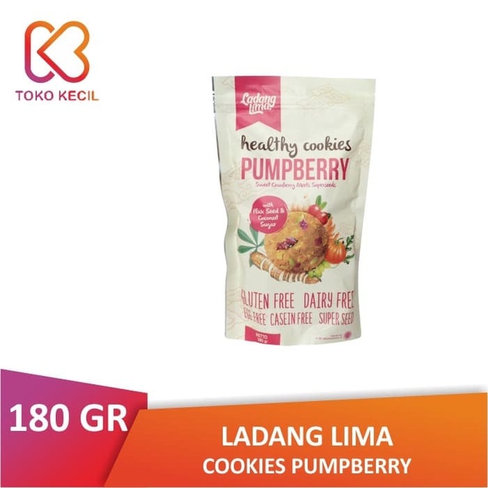 

T20Re Ladang Lima Pumpberry Cookies 180 Gr | Gluten Free Ht51Gr