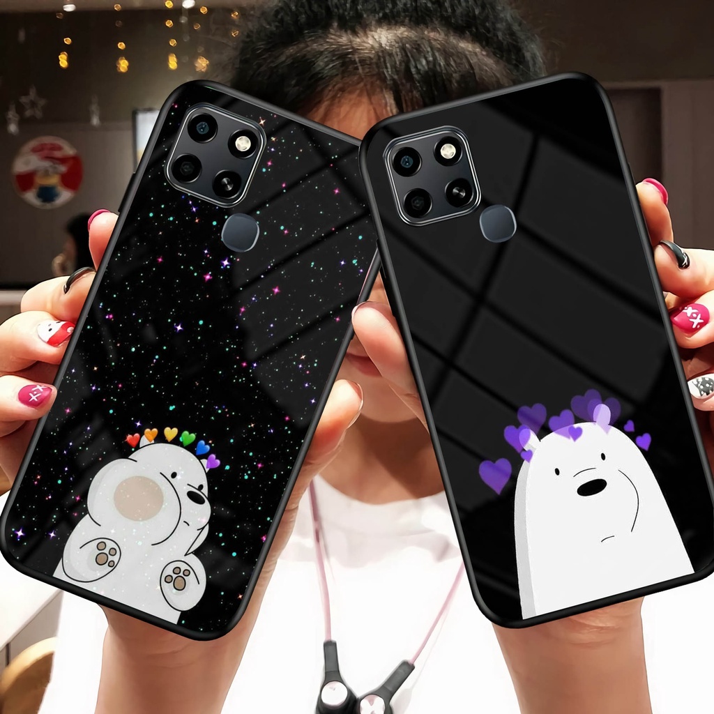 Softcase Glass Infinix Smart 6 - GK18 - Case HP Infinix Smart 6 - Case Infinix - Kesing HP Infinix S