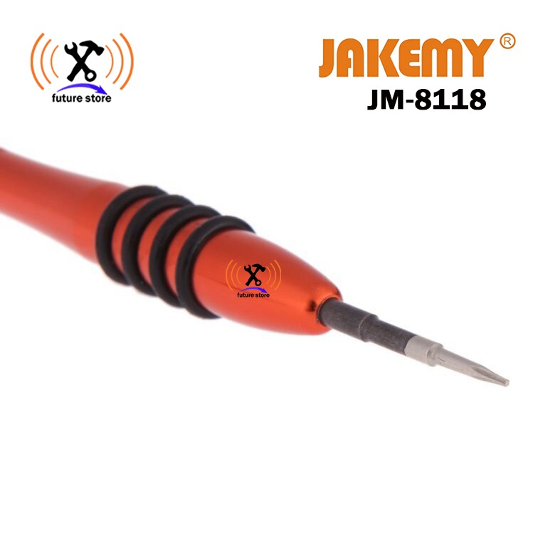 JAKEMY JM-8118 (Y) 0.8 Precision Aluminium Alloy obeng handphone original for iphone-3